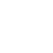 Circle with a man leading two dogs on a sled inside